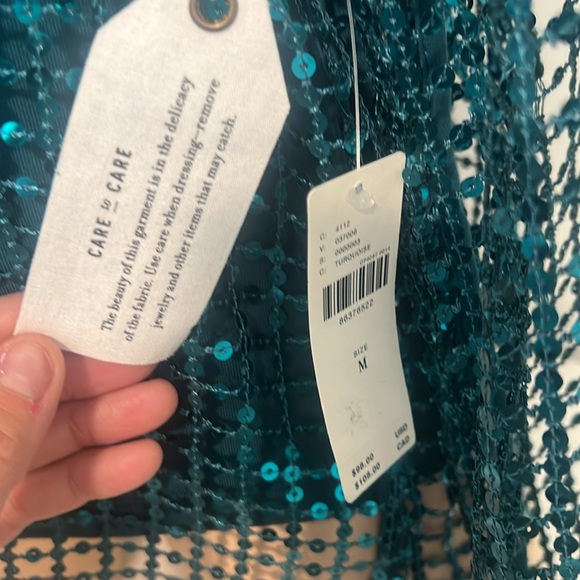 Anthropologie Tank Lined Sequin Top - Picture 3 of 4